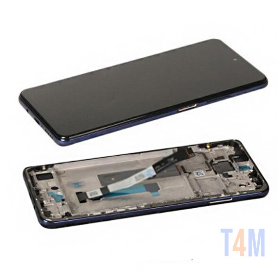 TOUCH AND DISPLAY WITH FRAME XIAOMI MI 10T LITE BLUE